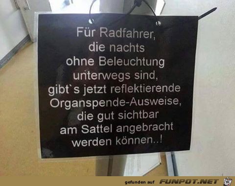 Fuer Radfahrer Fuer Radfahrer