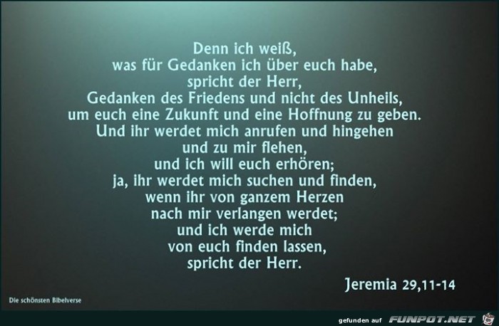 Jeremia 29 11-14