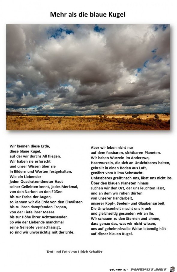 Mehr als die blaue Kugel Mehr als die blaue Kugel