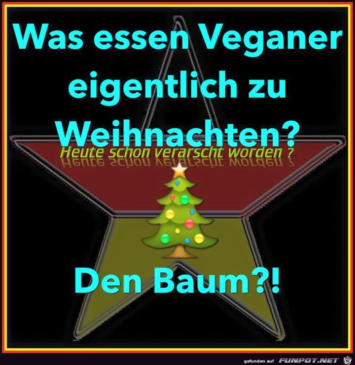 Veganer zu Weihnachten