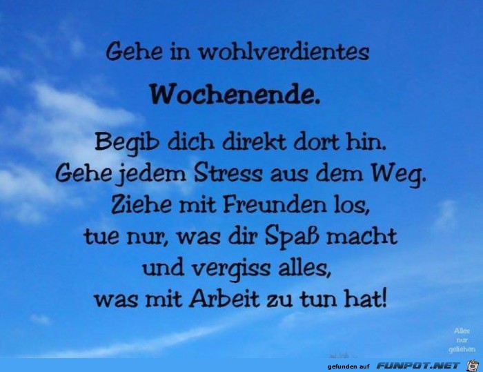 wochenende