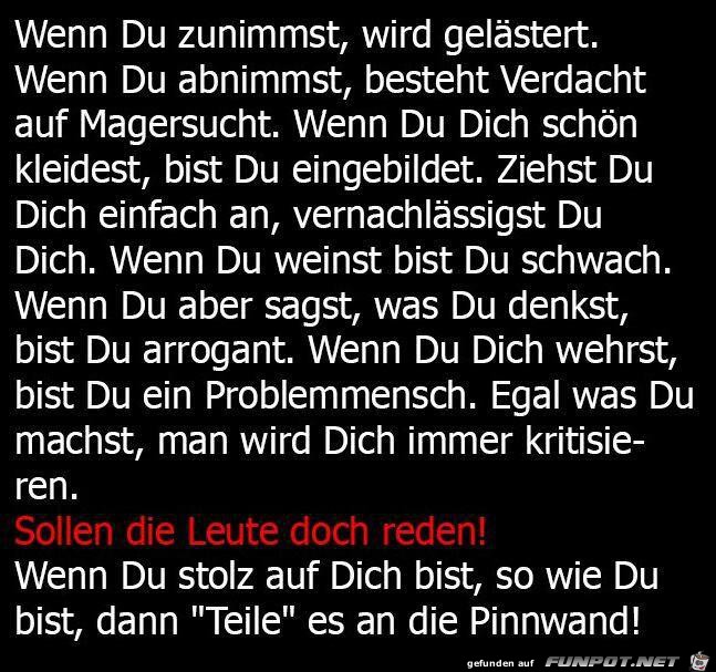 Die leute reden Die leute reden