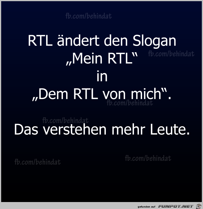 Neuer RTL Slogan