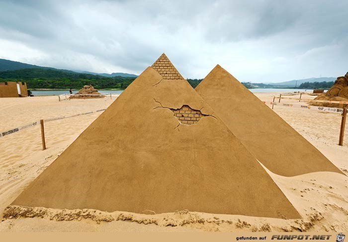 Sand Skulptur von Vancouver