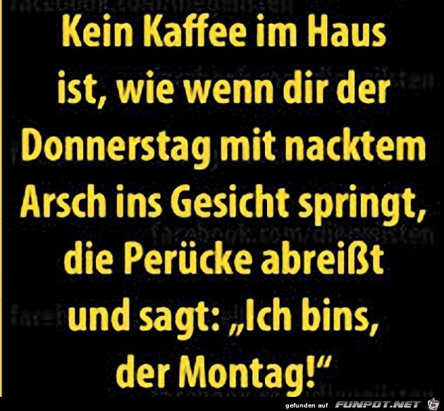 Kein Kaffee