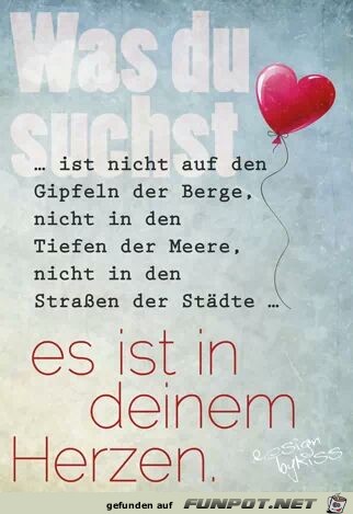 was du suchst was du suchst