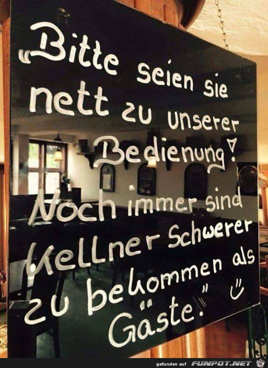 Bitte seien sie nett Bitte seien sie nett