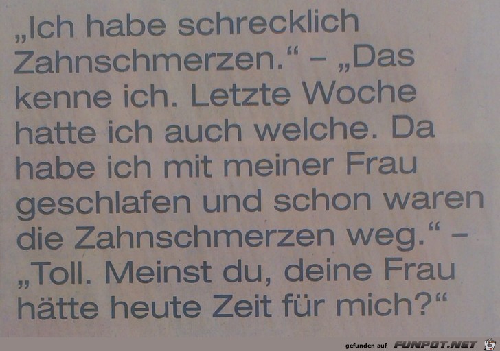 Zahnschmerzen Zahnschmerzen