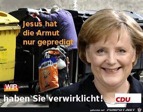 Jesus hat die Armut...