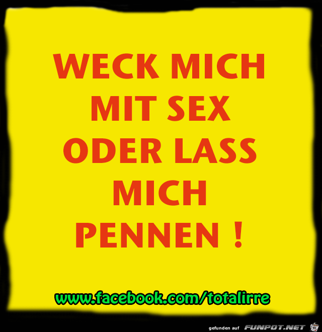 Weck mich Weck mich