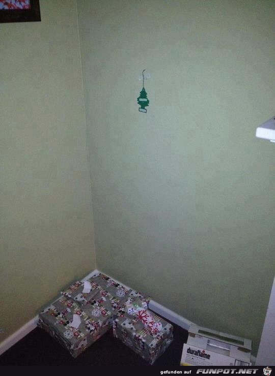 Schatz der Weihnachtsbaum ist fertig