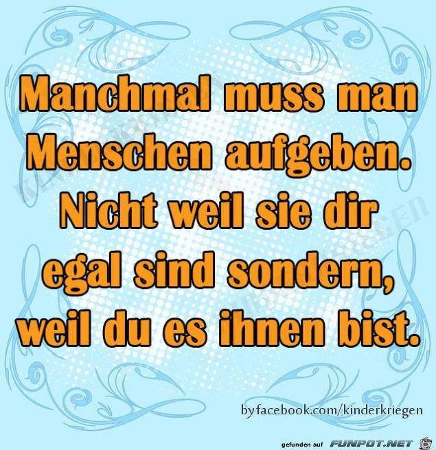 Manchmal