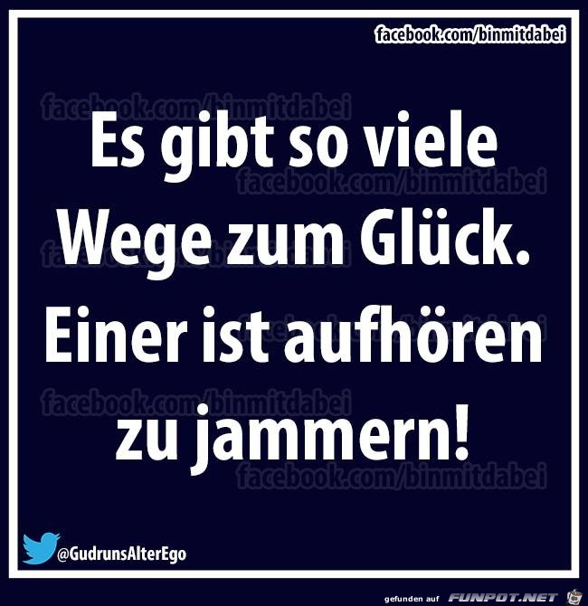 Es gibt viele Wege Es gibt viele Wege