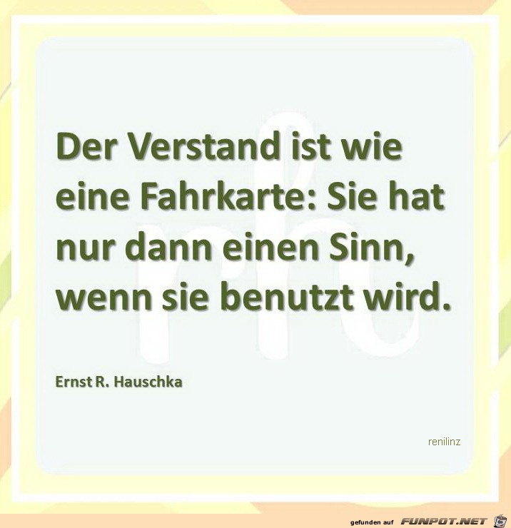 der verstand