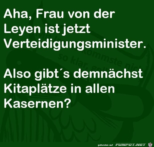 Verteidigungsministerin Verteidigungsministerin