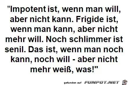 impotent ist... impotent ist...