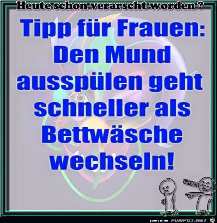 Tipp fuer Frauen