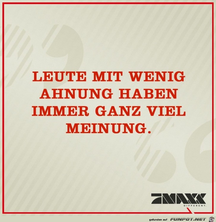 wenig ahnung wenig ahnung
