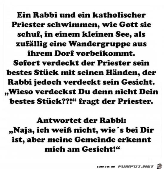 ein Rabbi und ein Priester