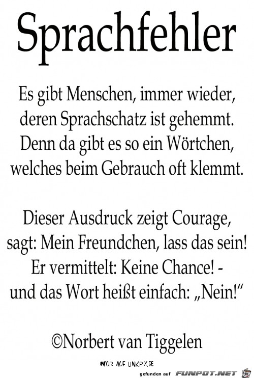sprachfehler sprachfehler