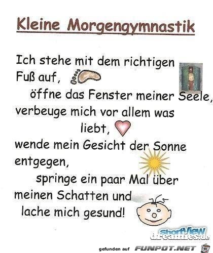 kleine Mogengymnastik