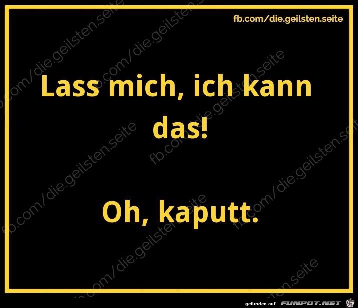 Ich kann das Ich kann das