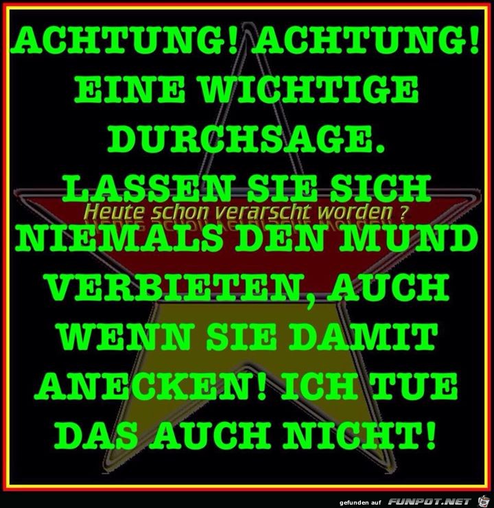 Durchsage Durchsage