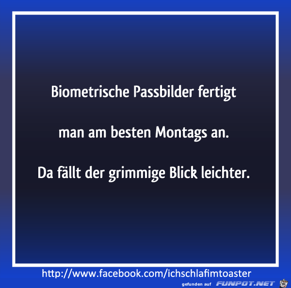 biometrische Passbilder