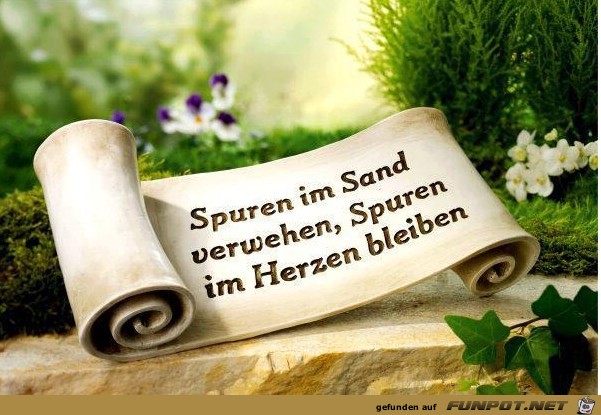 Spuren im Sand