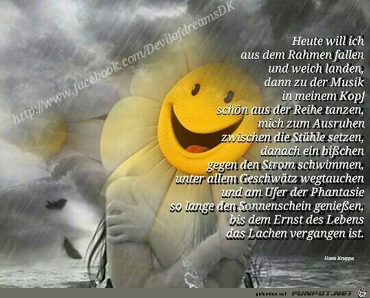 Heute will ich Heute will ich