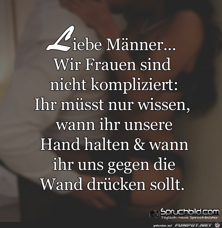 Liebe Maenner - Frauen sind nicht kompliziert