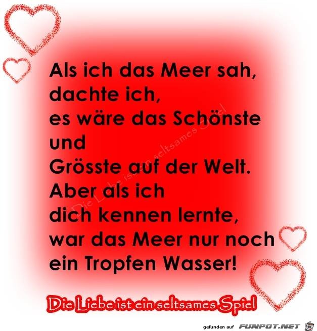 Als ich das Meer Als ich das Meer