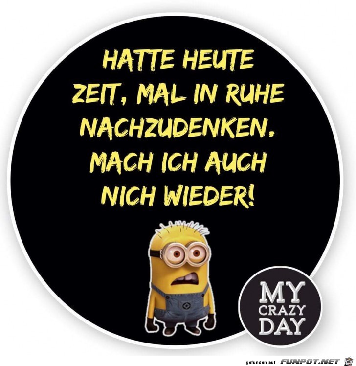 hatte heute zeit