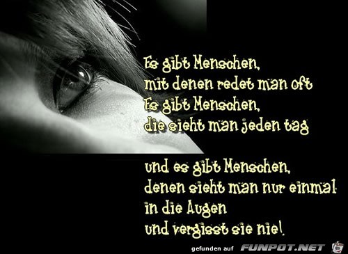 es gibt Menschen es gibt Menschen