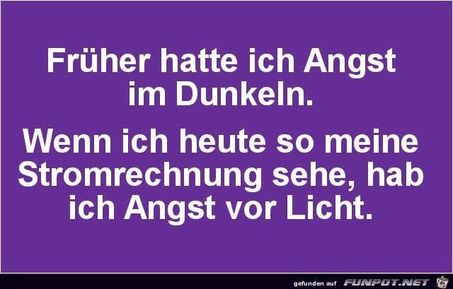 Angst im Dunkeln Angst im Dunkeln