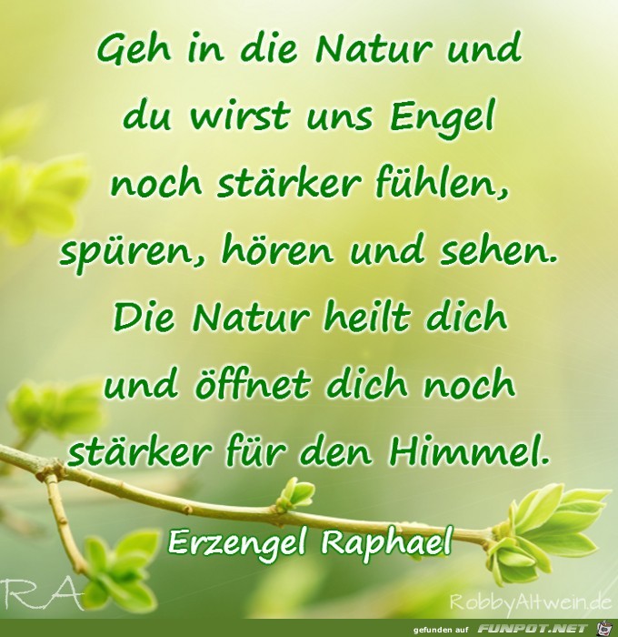 Geh in die Natur