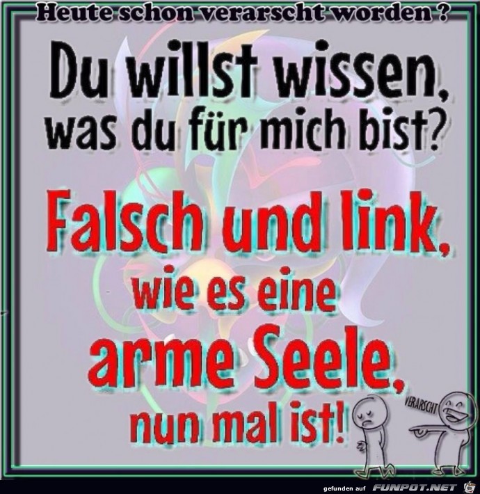 Falsch und Link