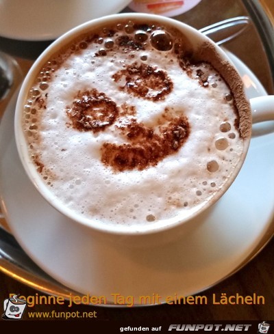 Tasse laecheln