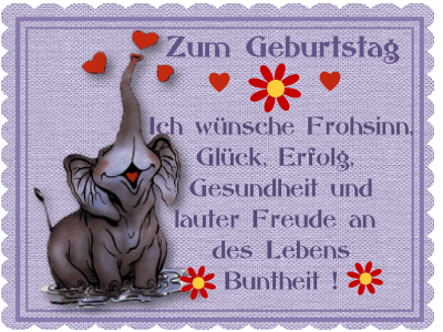 zum Geburtstag