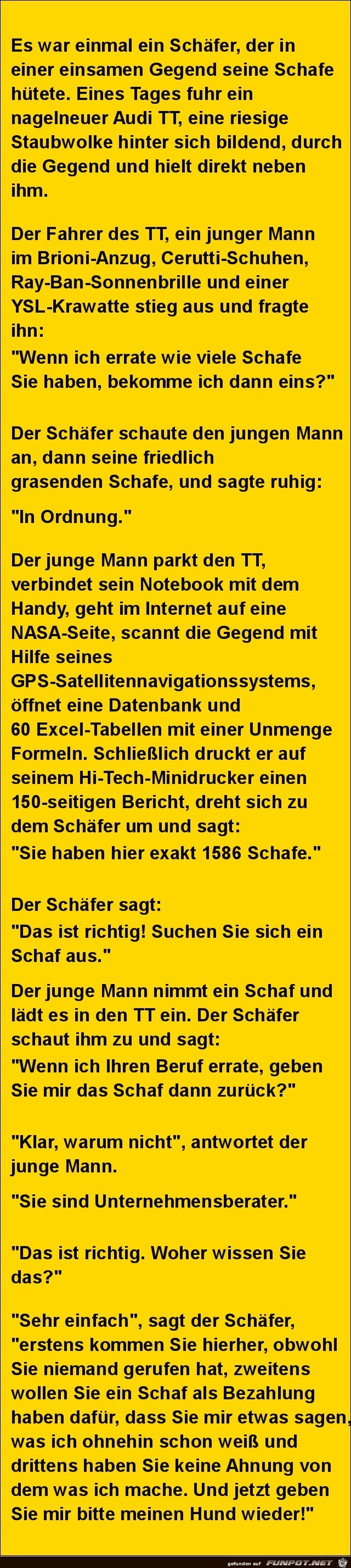 der Schaefer der Schaefer