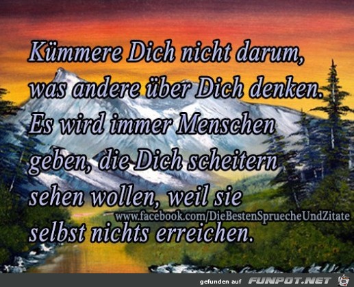 Kuemmere dich nicht