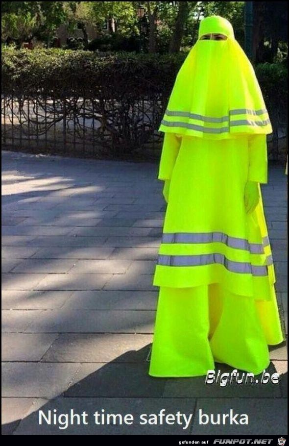 Burka-Strassenkehrer