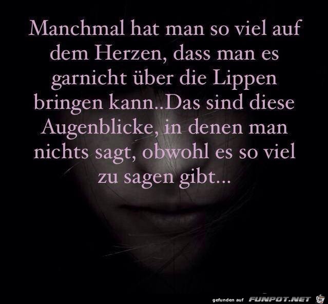 Manchmal