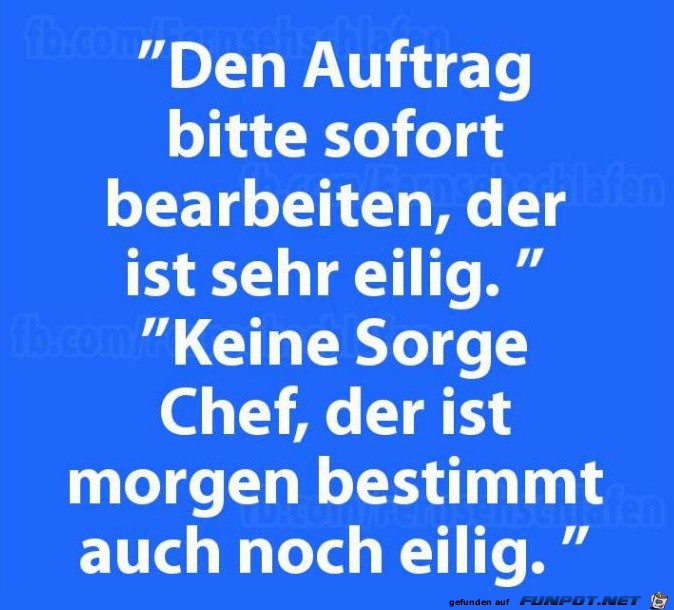 Auftrag Auftrag