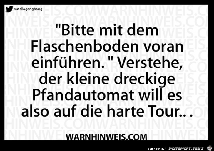 Auf die harte Tour