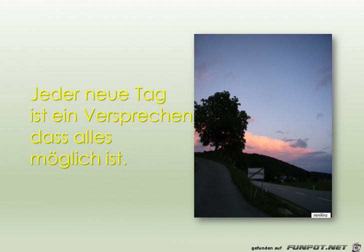 Jeder neue Tag Jeder neue Tag