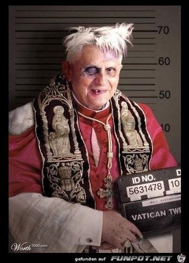 Papst nach wüster Schlägerei verhaftet Papst nach wüster Schlägerei verhaftet