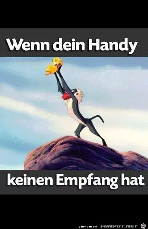 kein empfang kein empfang