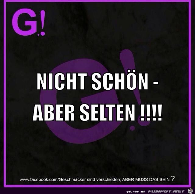 Nicht schoen Nicht schoen