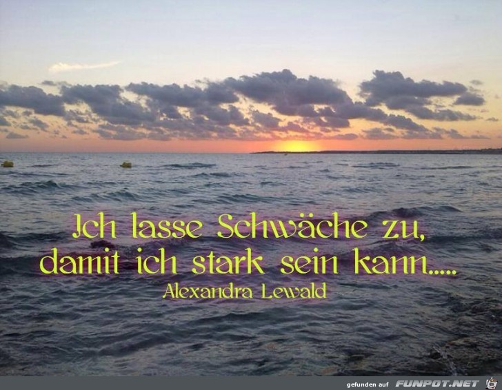 Ich lasse Schwaeche zu Ich lasse Schwaeche zu
